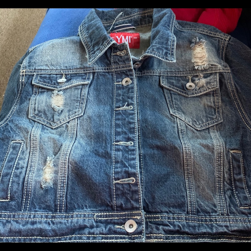 YMI cropped jean jacket